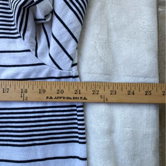 Polo by Ralph Lauren Navy and White Striped Hoodie - Picture 2 of 4